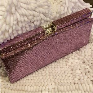 Pink Sequin Clutch